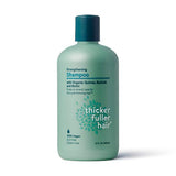 Thicker Fuller Hair, Strengthening Shampoo, Green, 12 Fl Oz