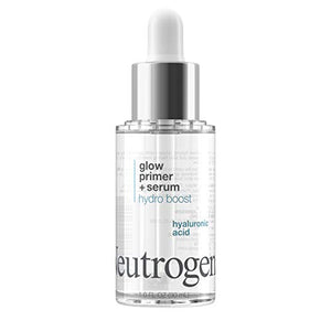 Neutrogena Hydro Boost Glow Booster Primer & Serum, Hydrating & Moisturizing Face Serum-to-Primer Hybrid, Infused with Purified Hyaluronic Acid & Designed to Instantly Hydrate, 1.0 fl. oz