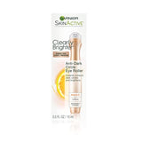 Garnier SkinCare Active Clearly Brighter Tinted Eye Roller, Light Medium, 0.50 Ounce Multicolor
