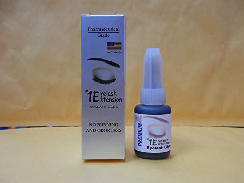 #1 PREMIUM FAST DRY Eyelash Extension Eyelash Bonding Glue Adhesive No Burning And Odorless 0.34 oz - Pharmaceutical Grade Made In USA