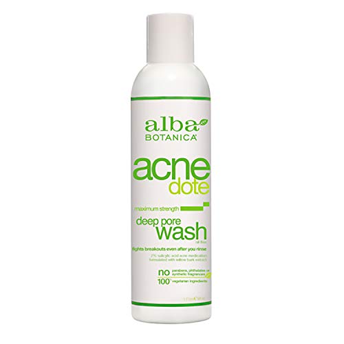 Alba Botanica Acnedote Maximum Strength Deep Pore Wash, 6 Oz