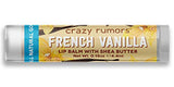 Crazy Rumors French Vanilla Lip Balm. 100% Natural, Vegan, Plant-Based, Made in USA.