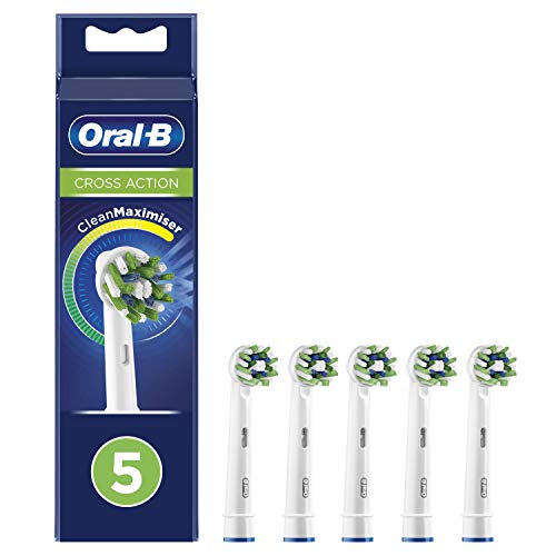 Oral-B CrossAction Electric Toothbrush Heads with Clean Maximiser Technology (Pack of 5)