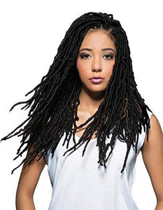 (6-PACK) Bobbi Boss Synthetic Hair Crochet Braids African Roots Braid Collection Nu Locs 24" (99J)