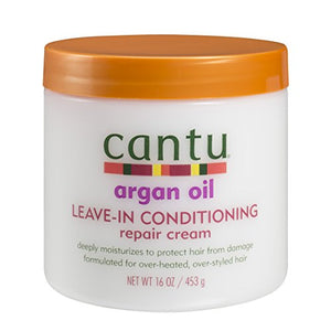 Cantu Argan Oil Leave in Conditioning Repair Cream, 16 Ounce