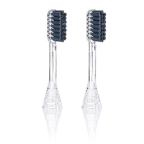 ION-Sei Toothbrush Replacement Head | Antibacterial Charcoal Bristles | Soft Brush | 2-Pack