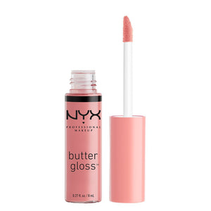 NYX PROFESSIONAL MAKEUP Butter Lip Gloss, 3 Colors, Angel Food Cake, Creme Brulee, Madeleine, Pack of 3