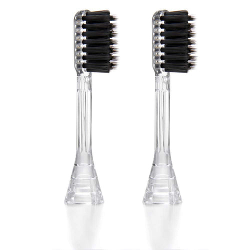 ION-Sei Toothbrush Replacement Head | Antibacterial Charcoal Bristles | Soft Brush | 2-Pack