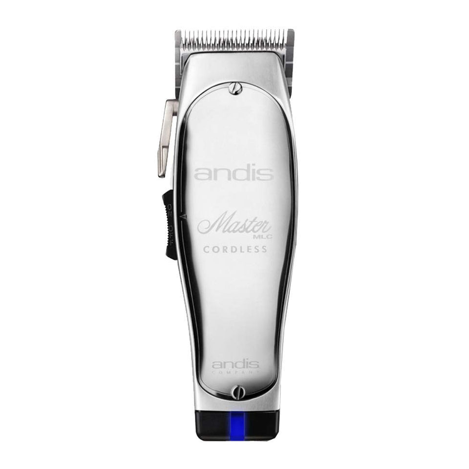 Andis 12470 Professional Master Cordless Lithium Ion Adjustable Blade Hair Clipper, Silver