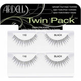 Ardell Natural Eyelash 110 Black Twin Pack Contain 2 Pairs Of Lashes by Ardell