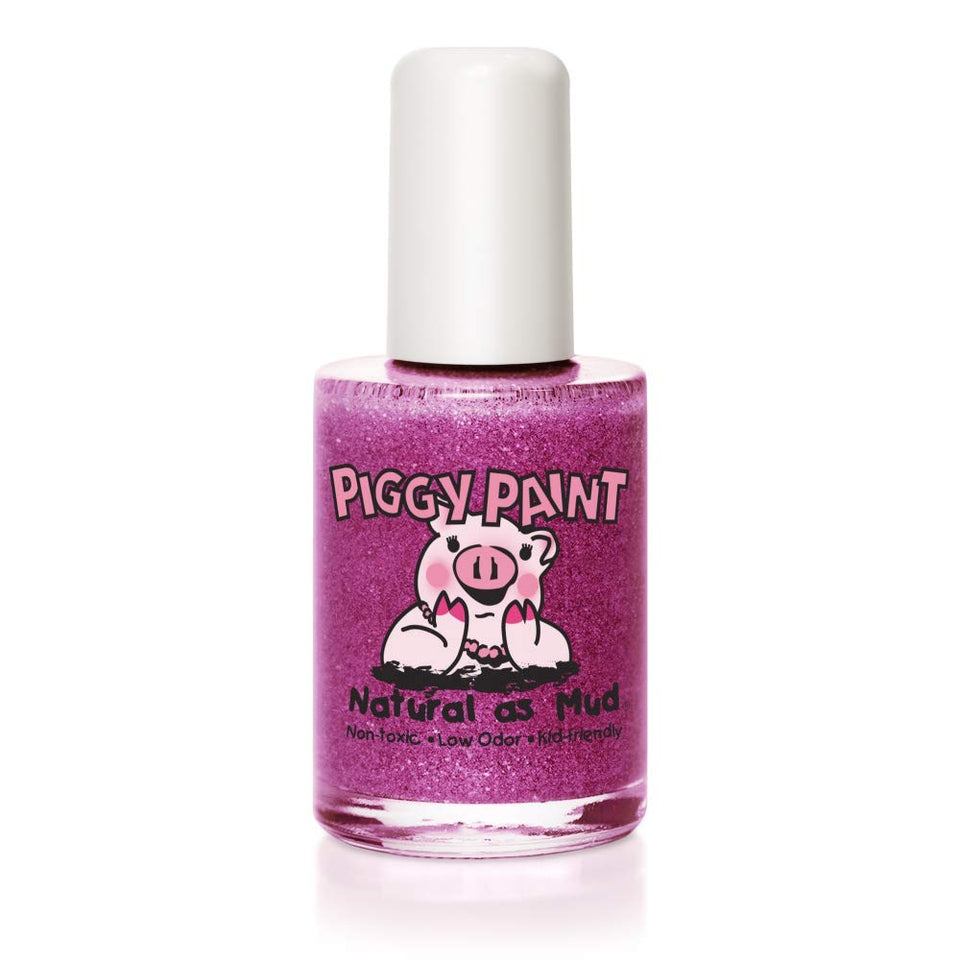 Piggy Paint 100% Non-toxic Girls Nail Polish - Safe, Chemical Free Low Odor for Kids, Butterfly Kisses
