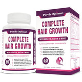 Premium Hair Growth for Women & Men - Hair Growth Vitamins w/ Biotin & Keratin - Prevents Hair Loss & Thinning, Supports Thicker Healthier Hair Growth - Supplement for All Hair Types, 60 Capsules