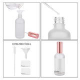 Small Glass Spray Bottle, Perfume Atomizer, Fine Mist Spray, 3.4oz, 2 Pack