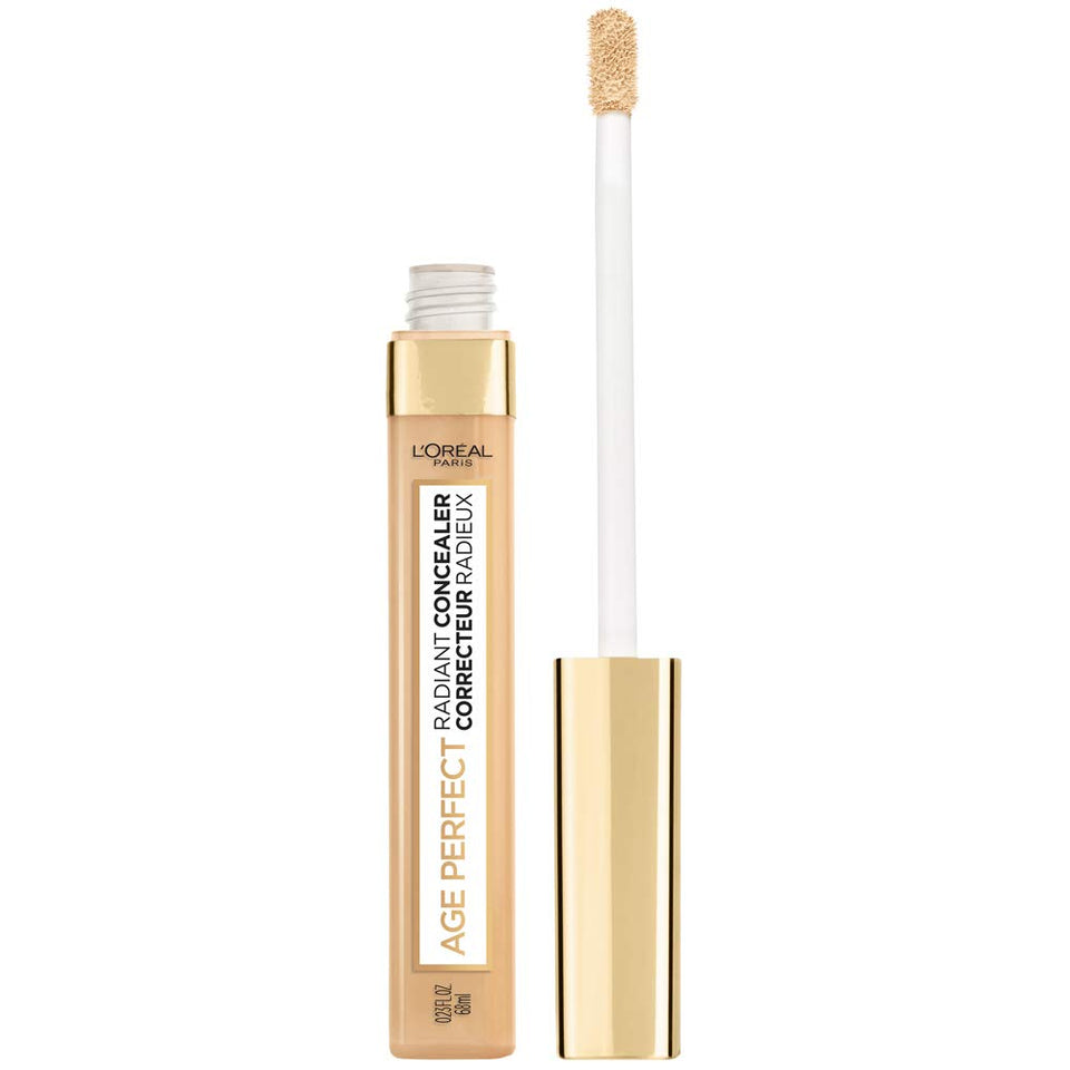 L'Oreal Paris Age Perfect Radiant Concealer with Hydrating Serum & Glycerin, Cream Beige