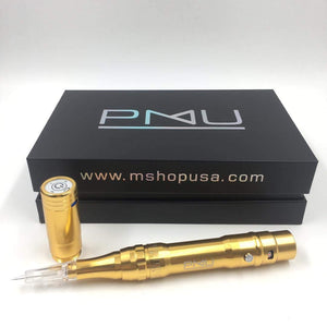 10 PCS M PMU Needle Cartridge for Cordless Tattoo Machine - Ombre Powder Brows Microblading Shading Eyeliner Lip Tattoo (1P .25mm)