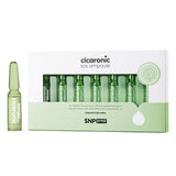 SNP PREP - Cicaronic SoS Ampoule - Soothing & Immediate Calming Effects for All Sensitive Skin Types with Hyaluronic Acid & Centella Asiatica - 7 Vials, 1 Week Supply - 1.5ml per Vial