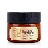Magical Hair Treatment Mask, Advanced Molecular Hair Roots Treatment Professtional Hair Conditioner, 5 Seconds to Restore Soft Hair, Instantly Service the Dry and Rough Hair Ends-60ml