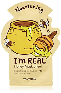 TONYMOLY I'm Real Honey Nourishing Mask Sheet, Pack of 1