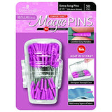 Taylor Seville Originals Comfort Grip Magic Pins Extra Long Regular -Quilting Supplies-Sewing Supplies-Sewing Notions-50 Count