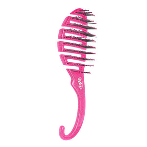 Wet Brush Hair Brush Shower Detangler - Pink Glitter - Exclusive Ultra-soft IntelliFlex Bristles - Minimizes Pain And Protects Against Split Ends And Breakage - For Women, Men, Wet And Dry Hair
