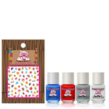 Piggy Paint 100% Non-toxic Girls Nail Polish - Safe, Chemical Free Low Odor for Kids, U.S. of YAY!