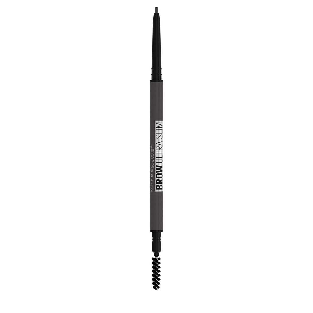 Maybelline Brow Ultra Slim Defining Eyebrow Makeup Mechanical Pencil With 1.55 MM Tip And Blending Spoolie For Precisely Defined Eyebrows, Black, 0.003 oz.