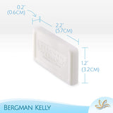 BERGMAN KELLY Rectangular Sanitary Soap Bars, Shampoo & Conditioner 3-Pc Set (0.5 oz each, 150 pc, Tropical Waterfall), Delight Guests with Invigorating & Refreshing Bulk Travel Size Hotel Toiletries