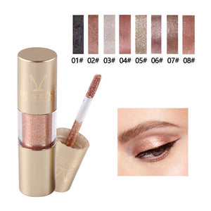 Metallic Shimmer Liquid Eyeliner Set, 8 Colors Glitter Metal Waterproof Liquid Eyeshadow Pencil Set