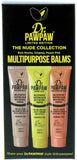 Dr. PAWPAW Multi-Purpose Balm | No Fragrance Balm, For Lips, Skin, Hair, Cuticles, Nails, and Beauty Finishing | 25 ml (Nude Collection, 3 Pack)