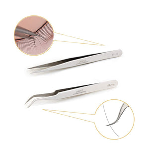 LANKIZ Eyelash Extension Kit with Mannequin Head Practice Exercise Set Training Lash Extension Supplies for Beginners Include Individual Lashes Glue Tweezers and Training Lashes