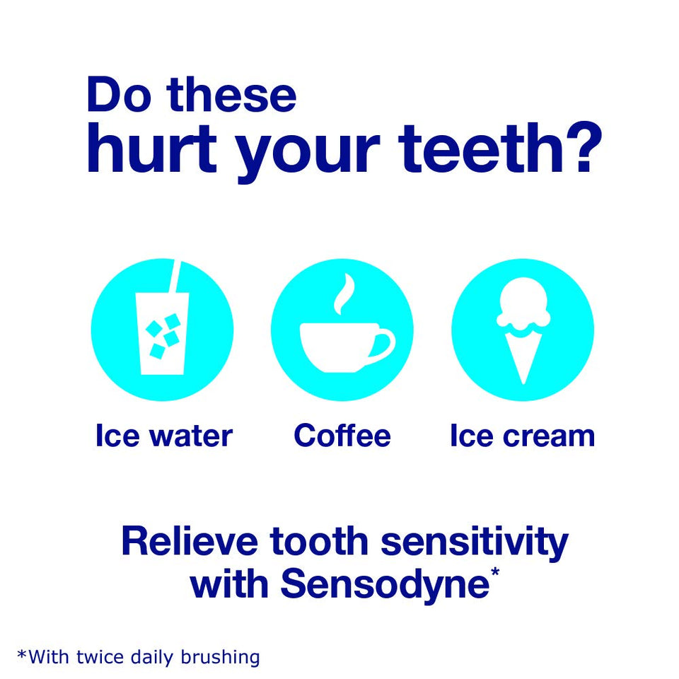 Sensodyne Repair and Protect Whitening Toothpaste, Toothpaste for Sensitive Teeth and Cavity Prevention, 3.4 oz (Pack of 3)