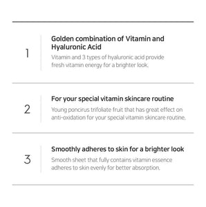 SNP PREP - Vitaronic Ampoule Korean Sheet Mask - Nourishing & Moisturizing Effects for All Skin Types - 10 Sheets - Best Gift Idea for Mom, Girlfriend, Wife, Her, Women