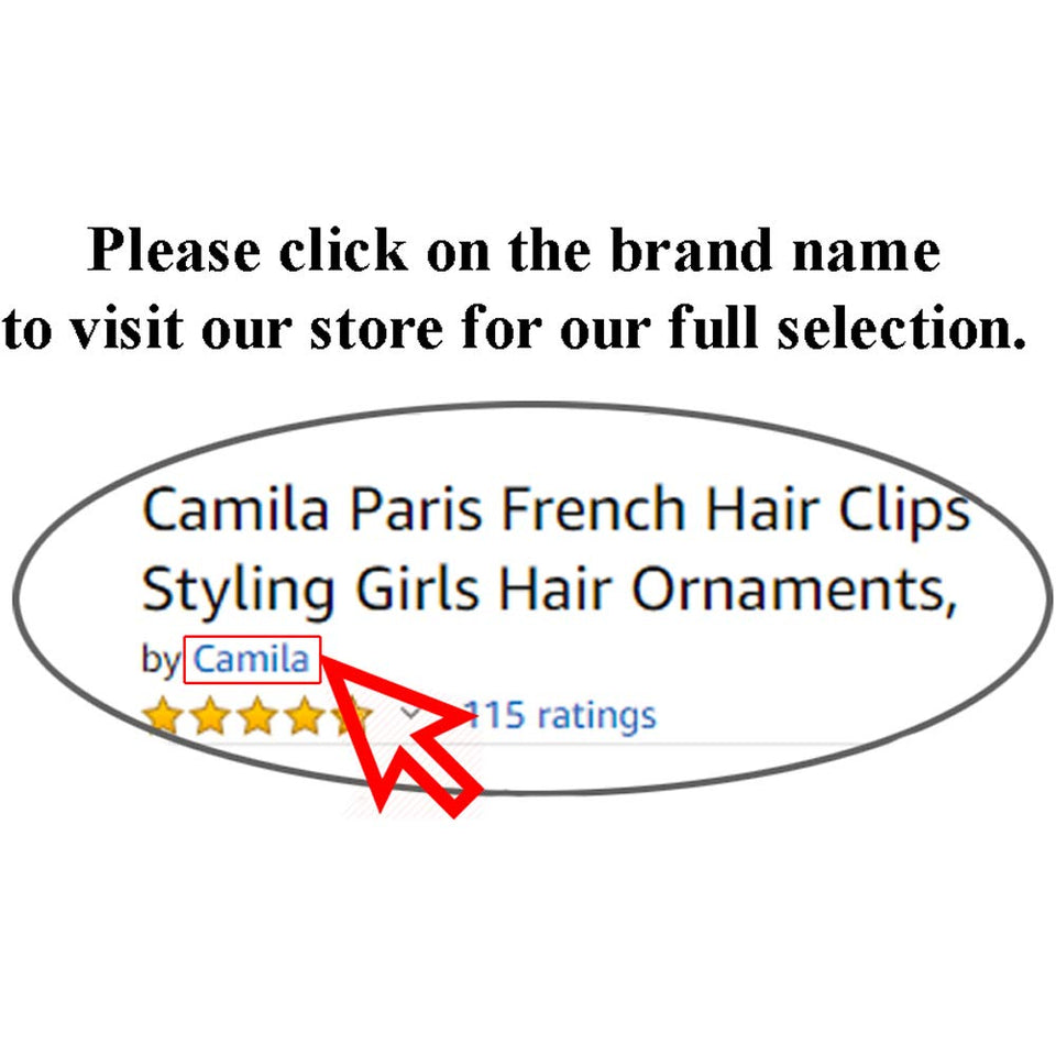 Camila Paris CP2877/2 Set of 2 French Hair Side Combs, Tokyo, Large Interlocking Combs Flexible Durable Strong Hold Hair Clips for Women, No Slip Styling Girls Hair Accessories, Made in France