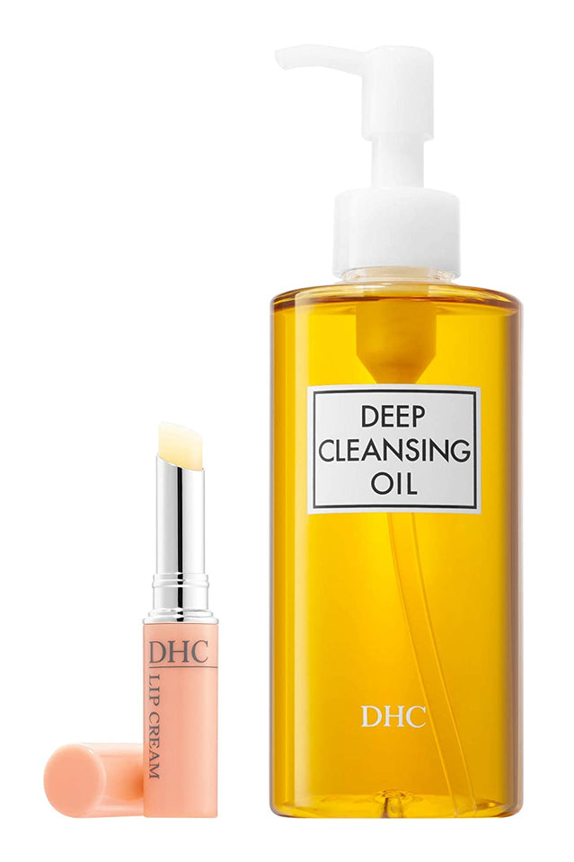 DHC Deep Cleansing Oil, 6.7 fl. oz & Lip Cream, 0.05 oz.