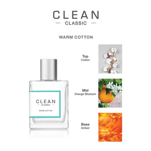 CLEAN CLASSIC Eau de Parfum Light, Casual Perfume Layerable, Spray Fragrance Vegan, Phthalate-Free, & Paraben-Free