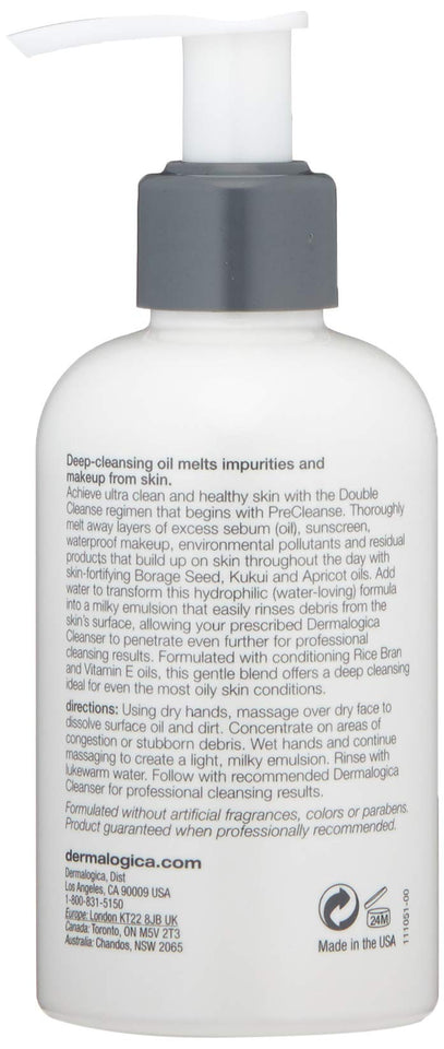 Dermalogica Precleanse (5.1 Fl Oz) Makeup Remover Face Wash - Melt Away Layers of Makeup, Oils, Sunscreen and Environmental Pollutants