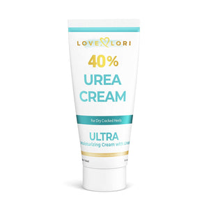 Urea Cream 40 Percent for Feet 4 oz by Love Lori - Foot Cream For Dry Cracked Feet - Callus Remover & Foot Repair Treatment - Moisturizes Heels, Hands, Knees & Elbows - For Thick, Rough & Dry Skin