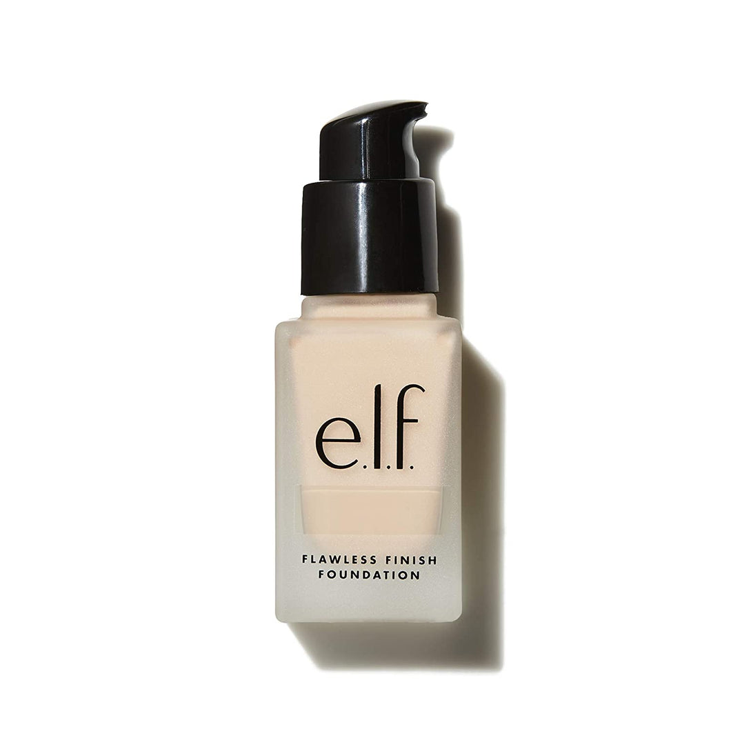 e.l.f., Flawless Finish Foundation, Lightweight, Oil-free formula, Full Coverage , Blends Naturally, Restores Uneven Skin Textures and Tones, Lily, Semi-Matte, SPF 15, All-Day Wear, 0.68 Fl Oz