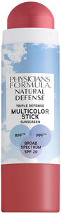 Physicians Formula Natural Defense Triple Defense Multicolor Stick SPF 20 Natural Rose