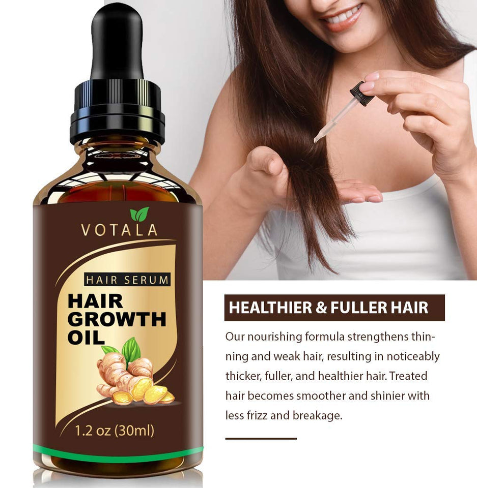 Hair Growth Serum, VOTALA Hair Growth Treatment, Anti Hair Loss, Promotes Thicker, Stronger Hair, And Hair Regrowth for Men Women