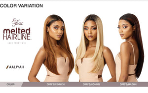 Premium Swiss Lace Front Wig Melted Hairline AALIYAH Ear-to-Ear Soft Lace Pre-attached Elastic band Pre-Plucked (613)