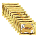 Adofect 30 Pairs Gold Collagen Under Eye Mask Anti-Aging Hyaluronic Acid 24k Gold Eye Patches for Moisturizing & Reducing Dark Circles, Luxury Gift for Women and Men, Gold