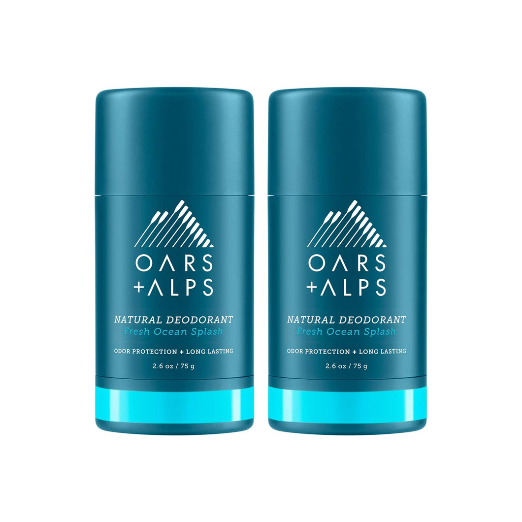 Oars + Alps Natural Deodorant For Men and Women, Aluminum-Free, Alcohol-Free, Long-Lasting