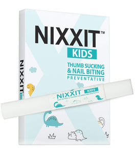 NIXXIT Nail Biting Treatment for Kids - Stop Thumb Sucking for Kids, Toddlers, Children - No Bite Nail Polish Pen - Non Glossy - Bitter Taste - Safe & Effective Solution - Paraben Free