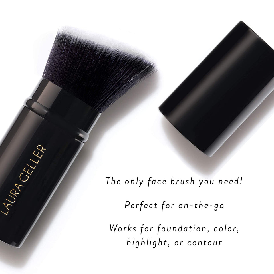 LAURA GELLER NEW YORK 59mm Baked Balance-n-Brighten Foundation with Kabuki Brush Makeup Set, Medium