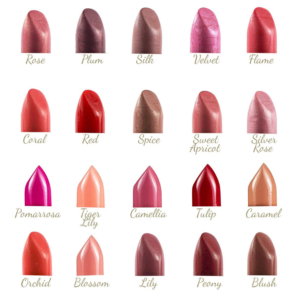 Lipstains Gold All-In-One Lipstick - Super Rich Conditioning Ingredients, Amazing Staying Power, Smudge Proof and a Diverse Color Range - From the UK (Pomarrosa)
