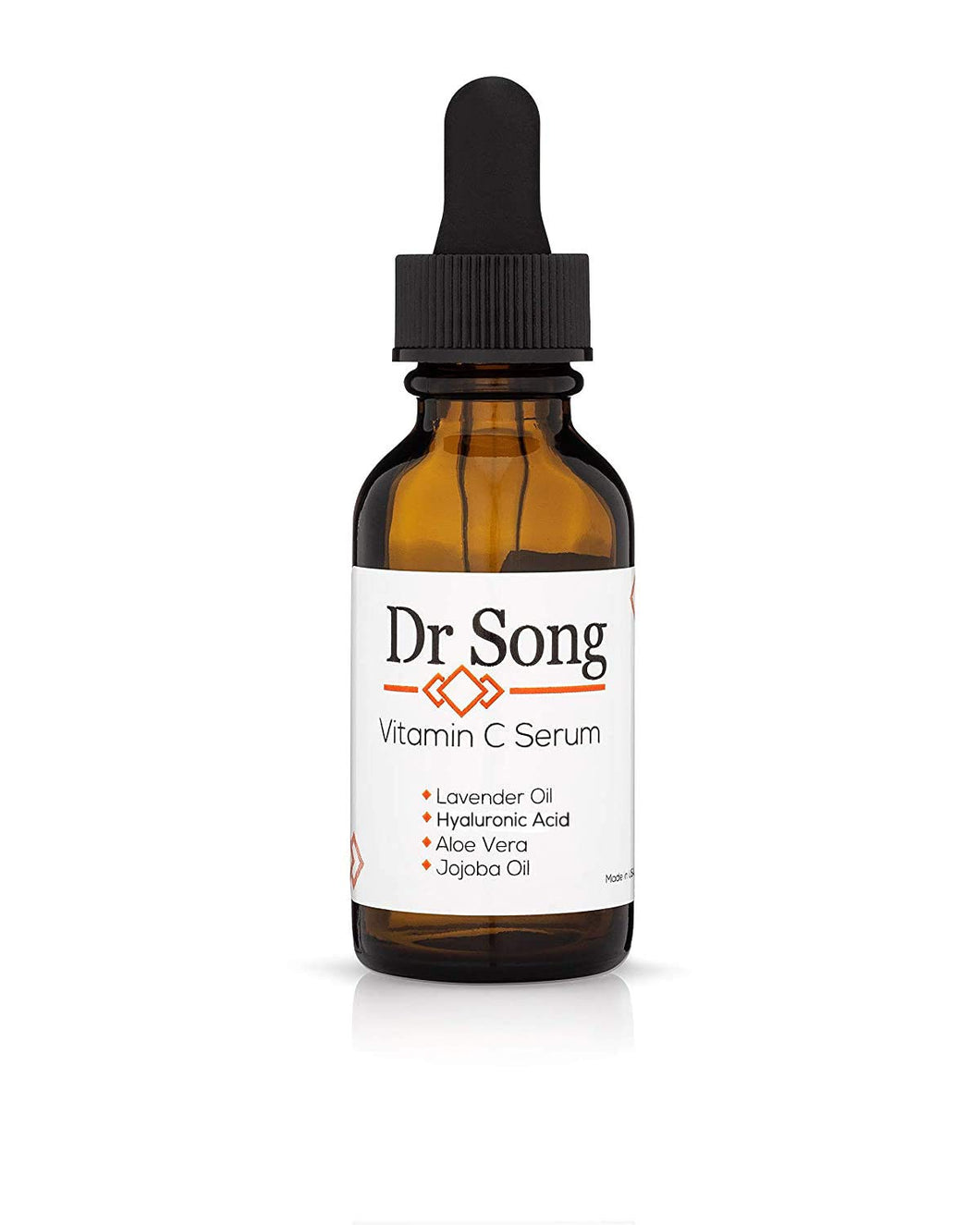 Dr Song Vitamin C with Hyaluronic Acid, Vitamin E, Witch Hazel, Lavender Oil, Rose Water, Jojoba Oil, and Aloe Vera, Anti-Aging Skin Care with Antioxidants, Facial Moisturizer