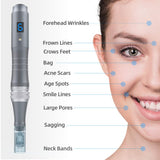Dr. Pen Ultima M8 Professional Microneedling Pen - Wireless Derma Auto Pen - Best Skin Care Tool Kit for Face and Body - 5 Cartridges (2pcs 16pin + 3pcs 36pin)