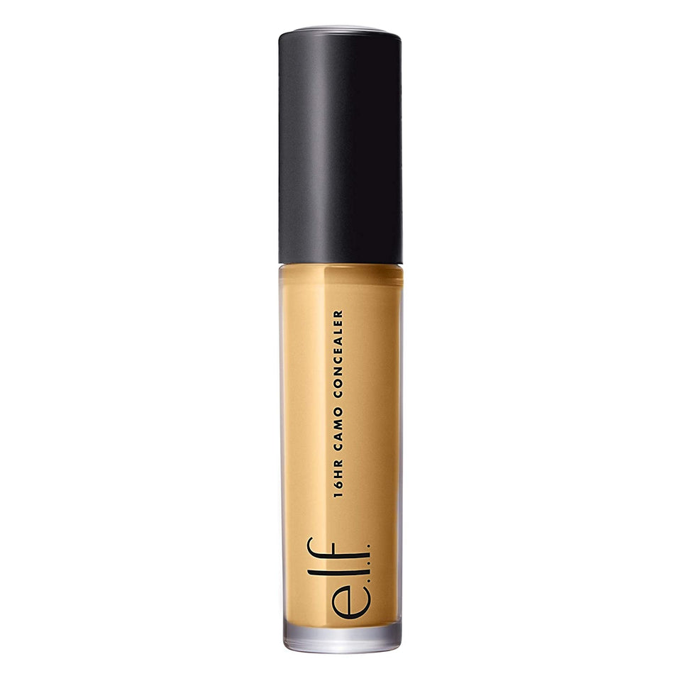 e.l.f, 16HR Camo Concealer, Full Coverage, Lightweight, Conceals, Corrects, Contours, Highlights, Tan Sand, Dries Matte, 6 Shades + 27 Colors, Ideal for All Skin Types, 0.203 Fl Oz