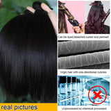 QTHAIR 12A Grade 13x4 Human Hair Lace Frontal Unprocessed Straight Hair Lace Frontal 12" 130% Density Swiss Lace Frontal Closure Ear to Ear Natural Black Color